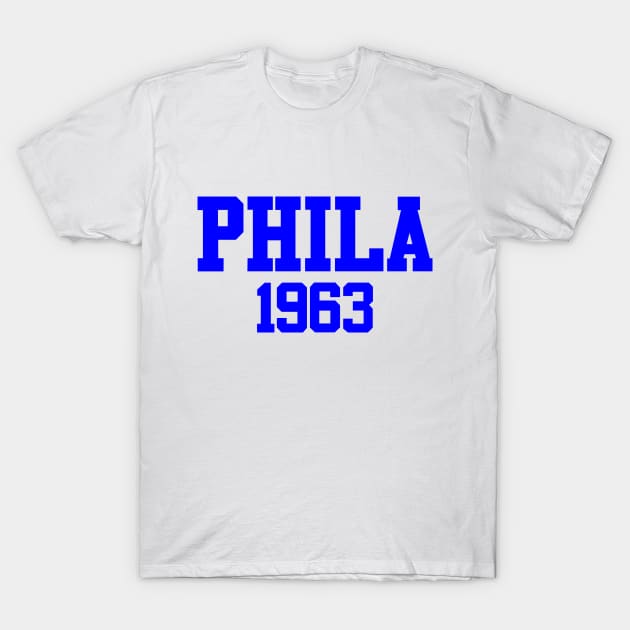 Philadelphia "Phila 1963" T-Shirt by GloopTrekker